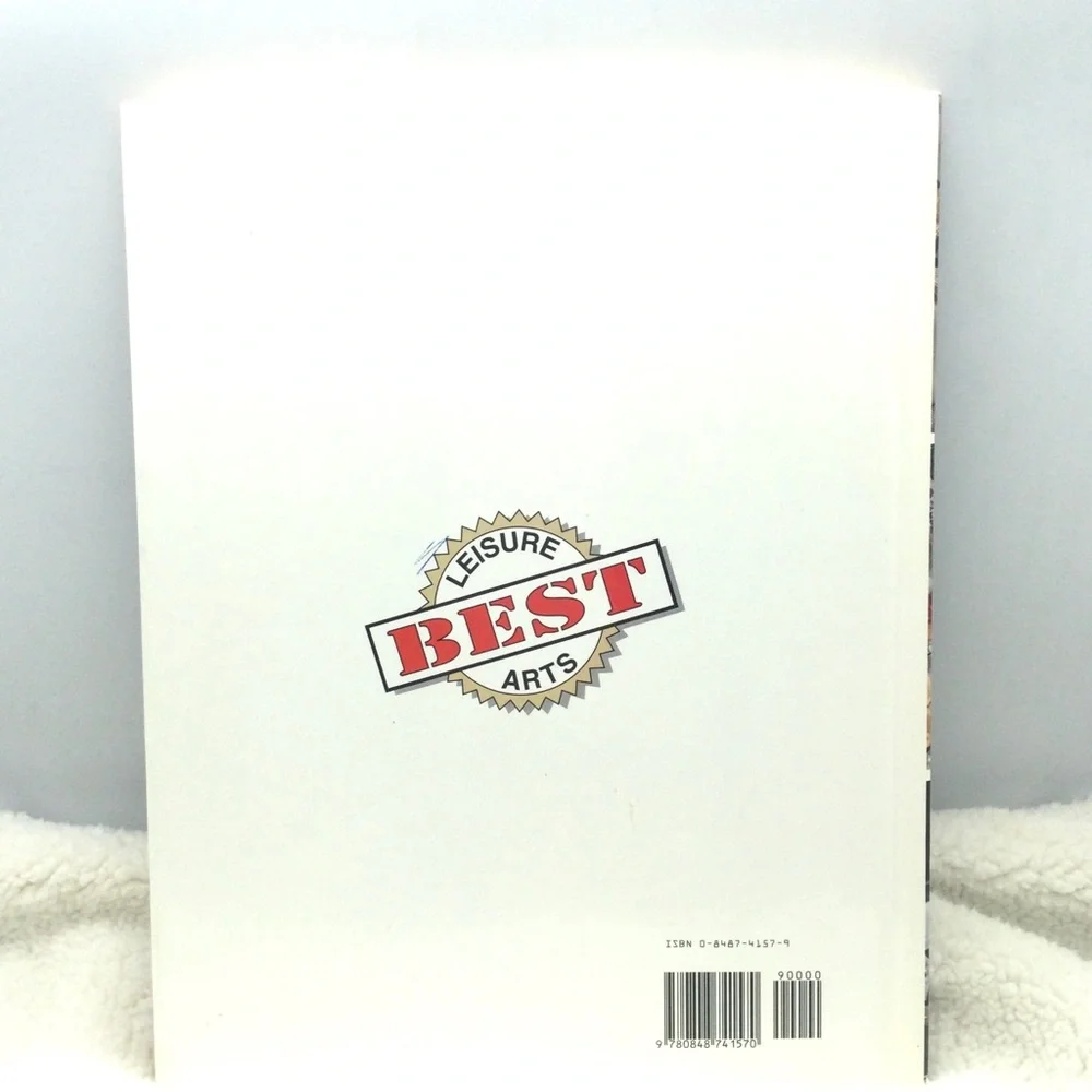Vintage hardcover cross stitching book.yr 1997 .